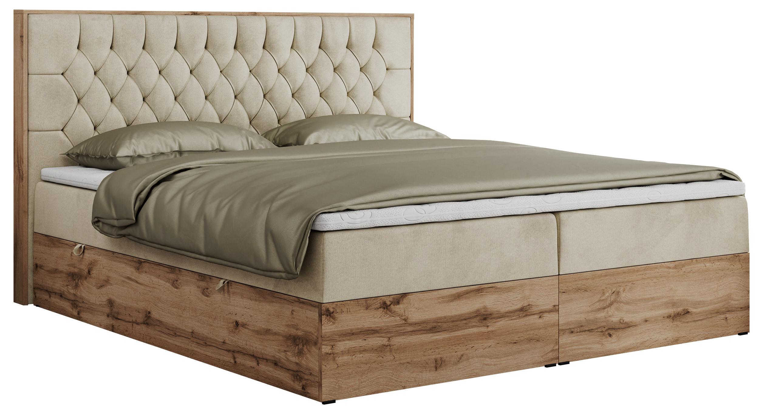 wohnli-moebel-suche-800000665330 Wohnli Möbelsuche - BOXBETT AMORE 200/200 Beige Struktur - H3