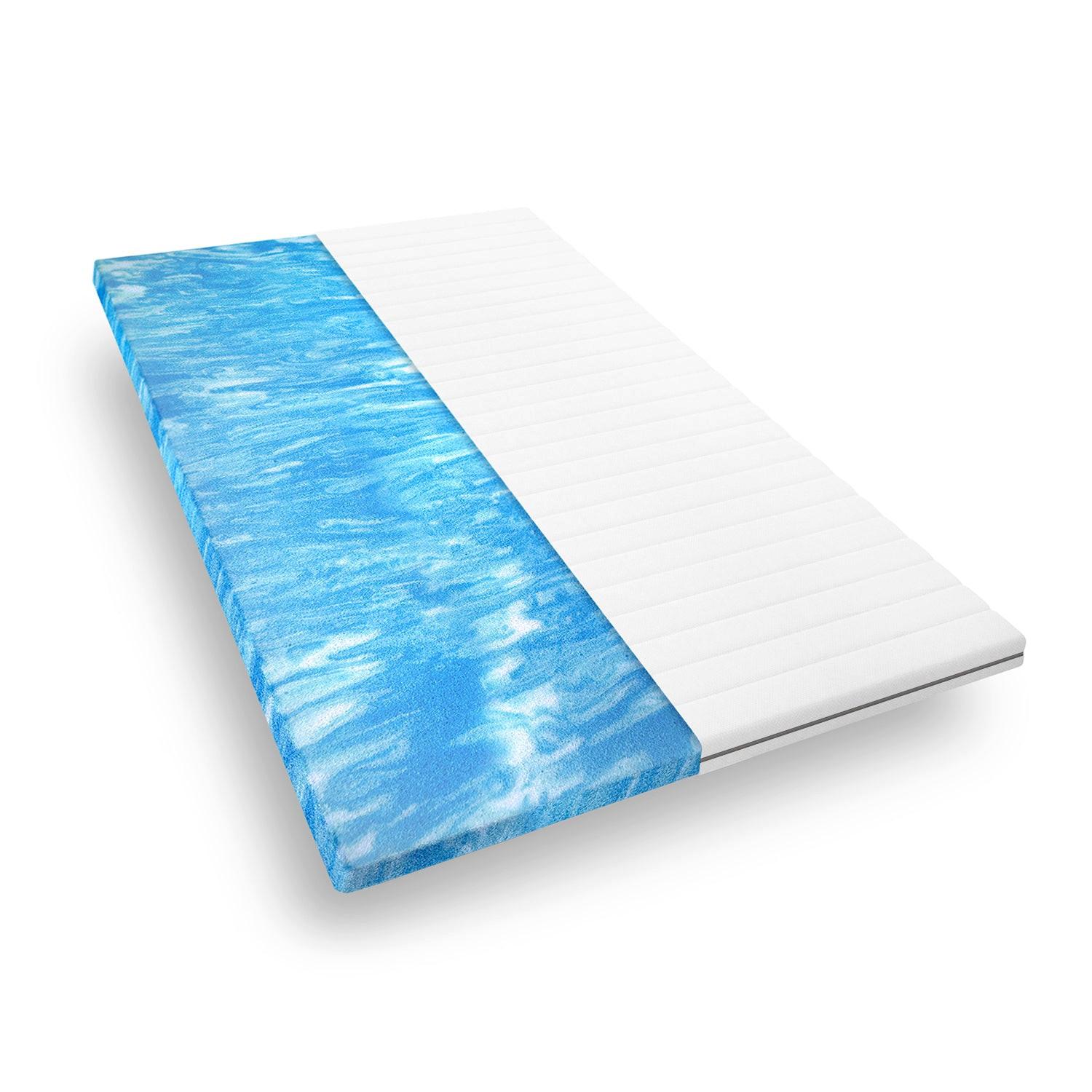 wohnli-moebel-suche-800000674862 Wohnli Möbelsuche - MATRATZENTOPPER Gelschaum 160x200 cm – komfortable Matratzenauflage 5 cm zur Verbesserung harter Matratzen