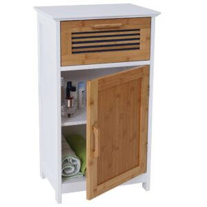 KOMMODE BADSCHRANK Braun Holz MCW Möbel > Schränke > Badezimmerschränke Braun