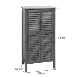 wohnli-moebel-suche-800000678542-1 BADEZIMMERSCHRANK Braun Holz MCW Möbel > Schränke > Badezimmerschränke Braun