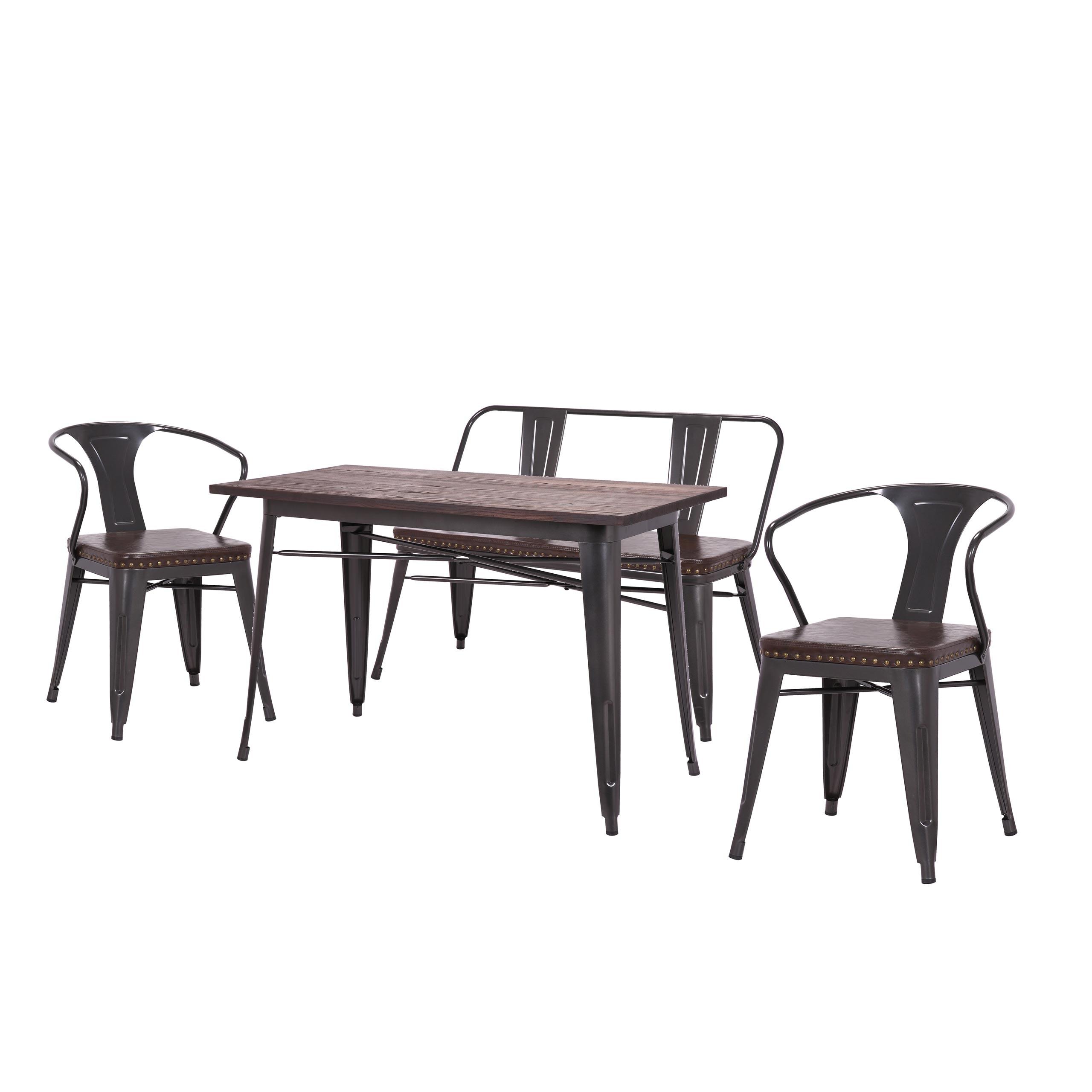 wohnli-moebel-suche-800000678616 Wohnli Möbelsuche - ESSZIMMER-SET Braun 4er-Set