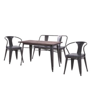 wohnli-moebel-suche-800000678625 Wohnli Möbelsuche - ESSZIMMER-SET Grau 4er-Set