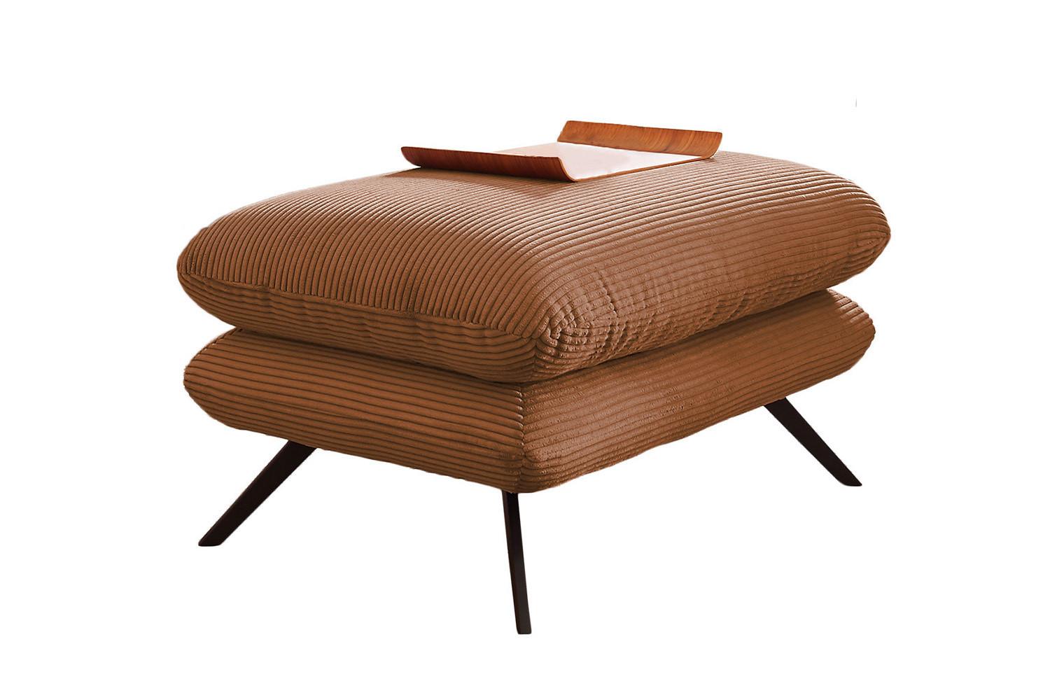 Wohnli Möbelsuche - HOCKERBANK CHARME Braun Cord