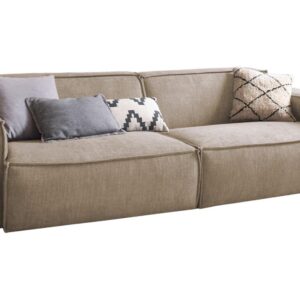 Wohnli Möbelsuche - SOFA SAMU Taupe Webstoff