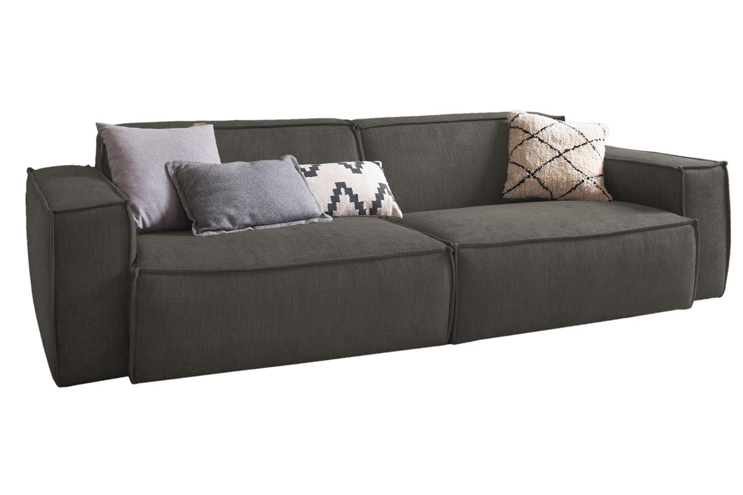 Wohnli Möbelsuche - SOFA SAMU Grau Webstoff