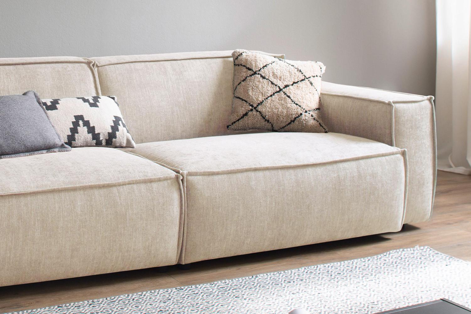 wohnli-moebel-suche-800000679706-1 SOFA SAMU Beige Webstoff Textil KAWOLA Möbel > Sofas & Couches > Sofas Beige
