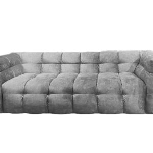Wohnli Möbelsuche - SOFA RIO Hellgrau Velvet