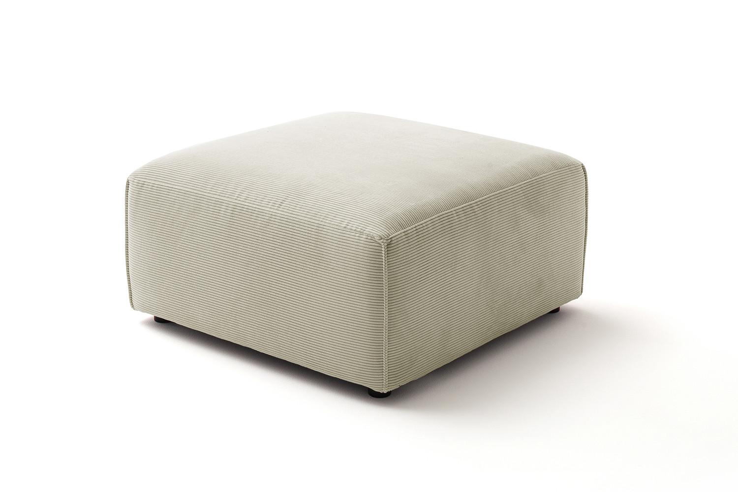 wohnli-moebel-suche-800000679796-1 POLSTERHOCKER RANI Beige Cord Textil KAWOLA Möbel > Sessel > Hocker Beige