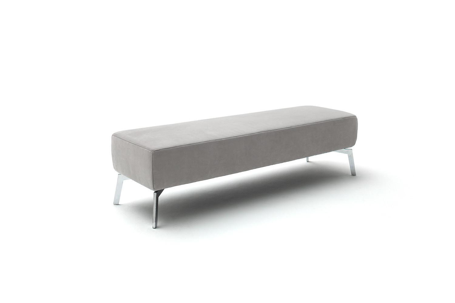 wohnli-moebel-suche-800000679797-1 HOCKERBANK SOFIA Grau Webstoff Textil KAWOLA Möbel > Sessel > Hocker Grau