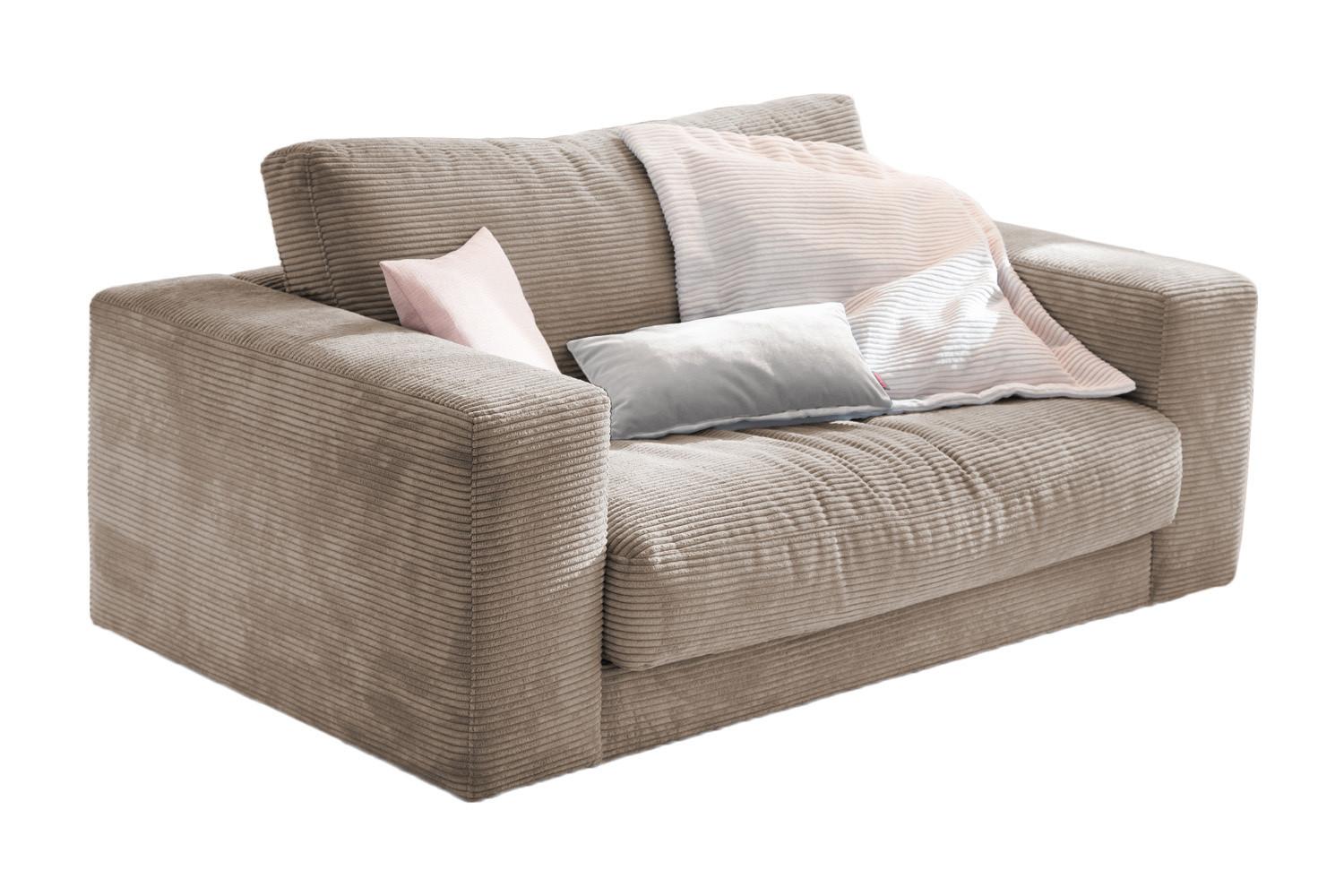 wohnli-moebel-suche-800000679818 Wohnli Möbelsuche - LOVESEAT MADELINE Taupe Cord