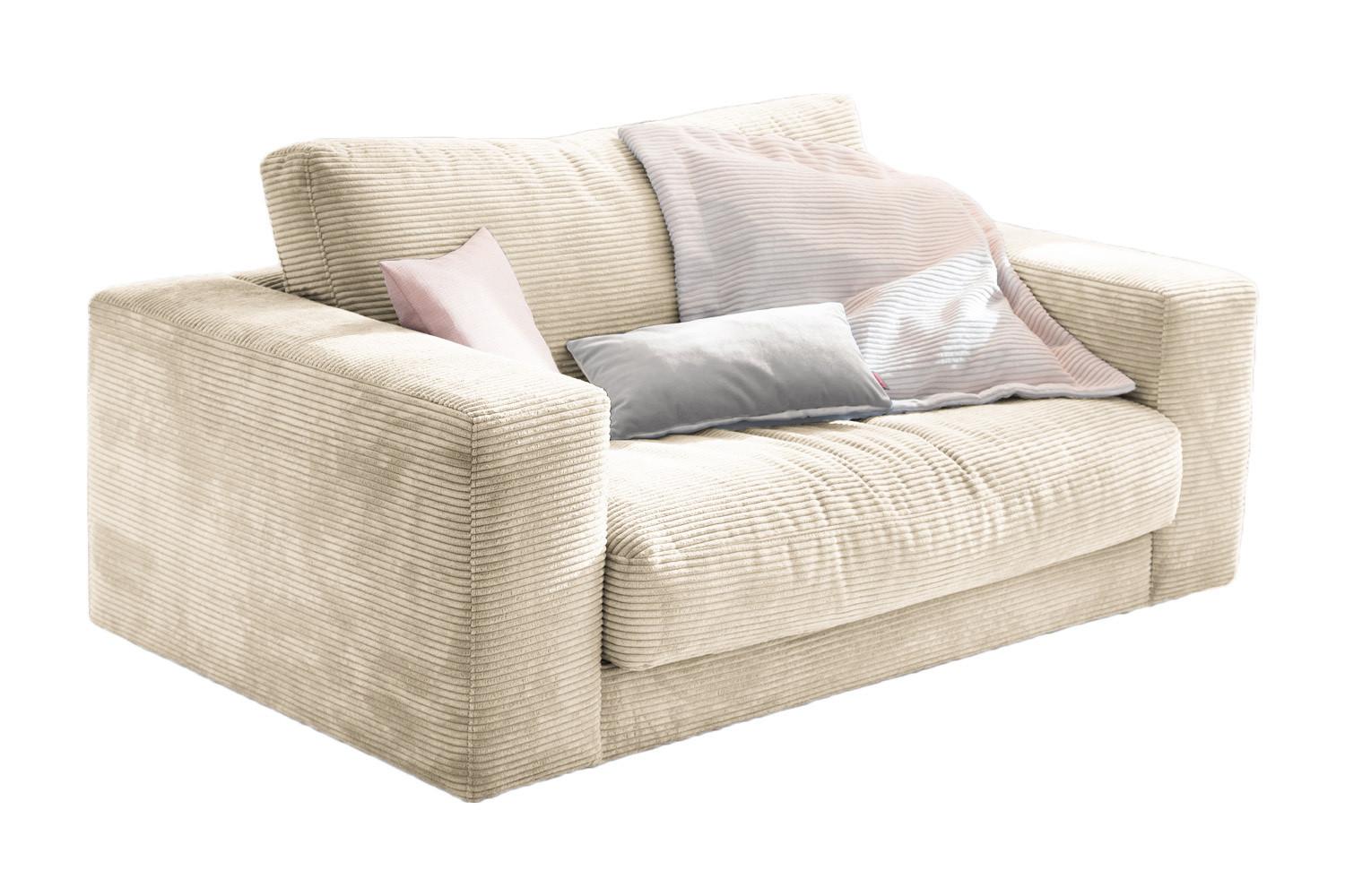 wohnli-moebel-suche-800000679827 Wohnli Möbelsuche - LOVESEAT MADELINE Cremeweiß Cord