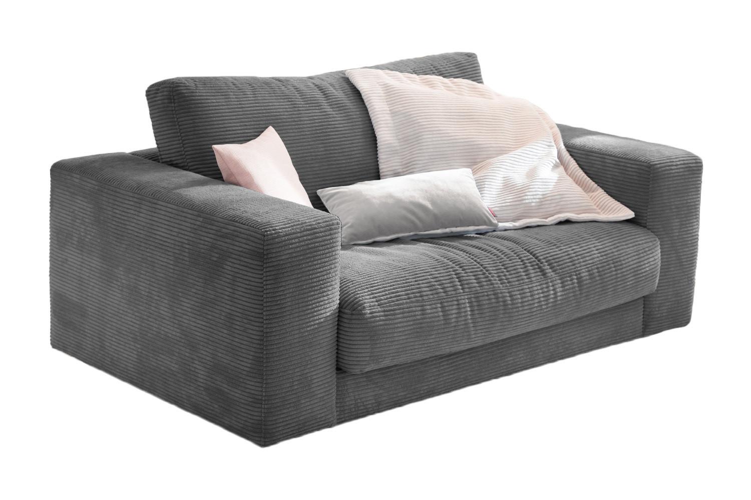 wohnli-moebel-suche-800000679832 Wohnli Möbelsuche - LOVESEAT MADELINE Grau Cord