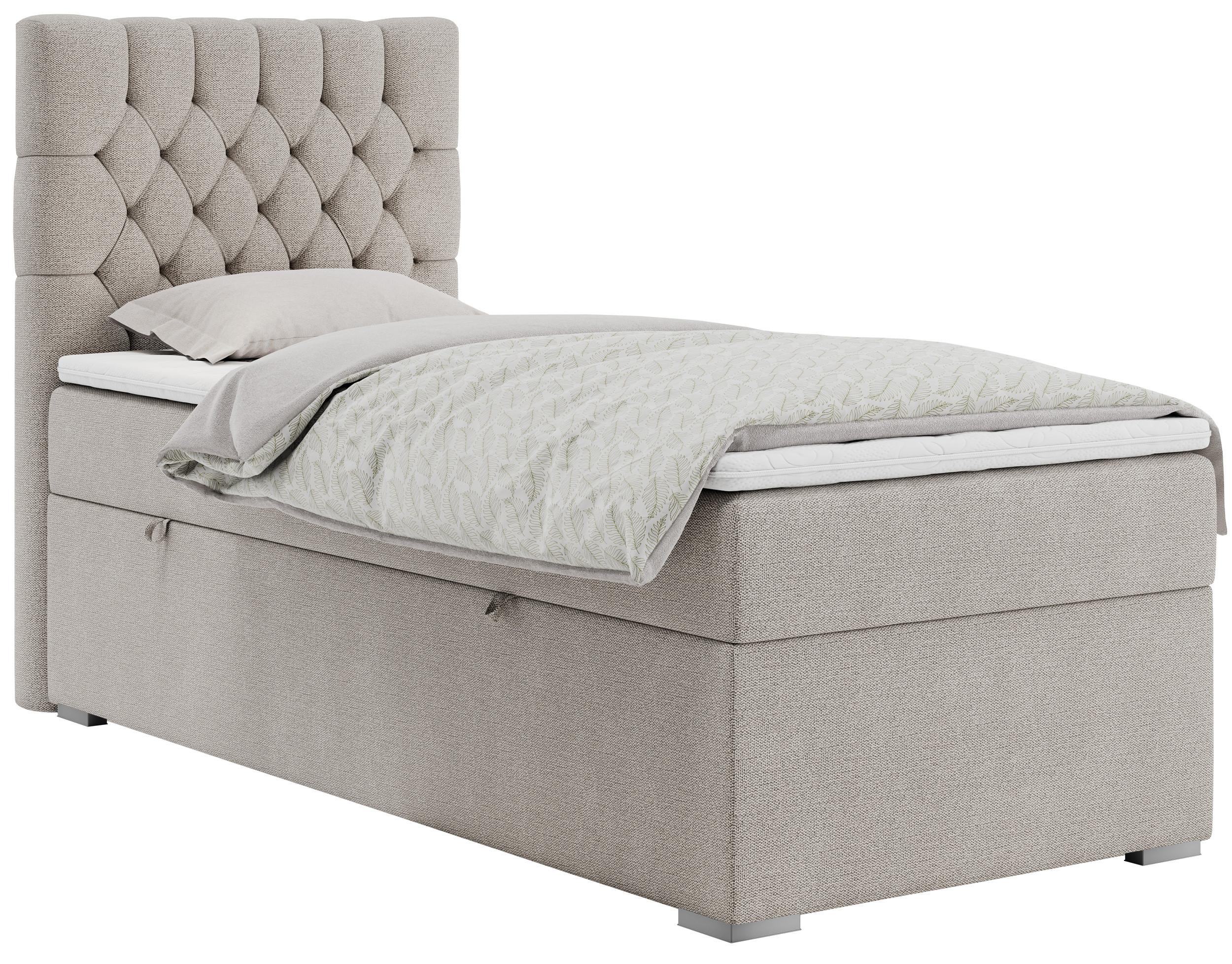 wohnli-moebel-suche-800000681445 Wohnli Möbelsuche - BOXBETT PERA 90/200 Beige Struktur - H3 - Links Seite