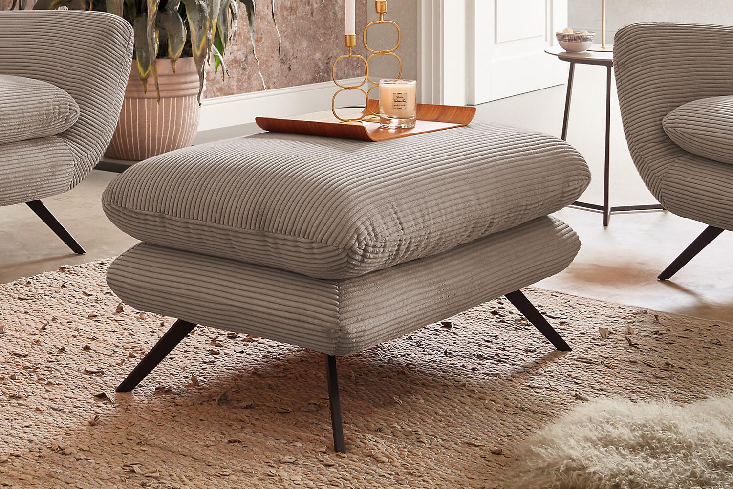 wohnli-moebel-suche-800000681779-1 SESSEL CHARME Taupe Cord Textil KAWOLA Möbel > Sessel > Polstersessel Taupe