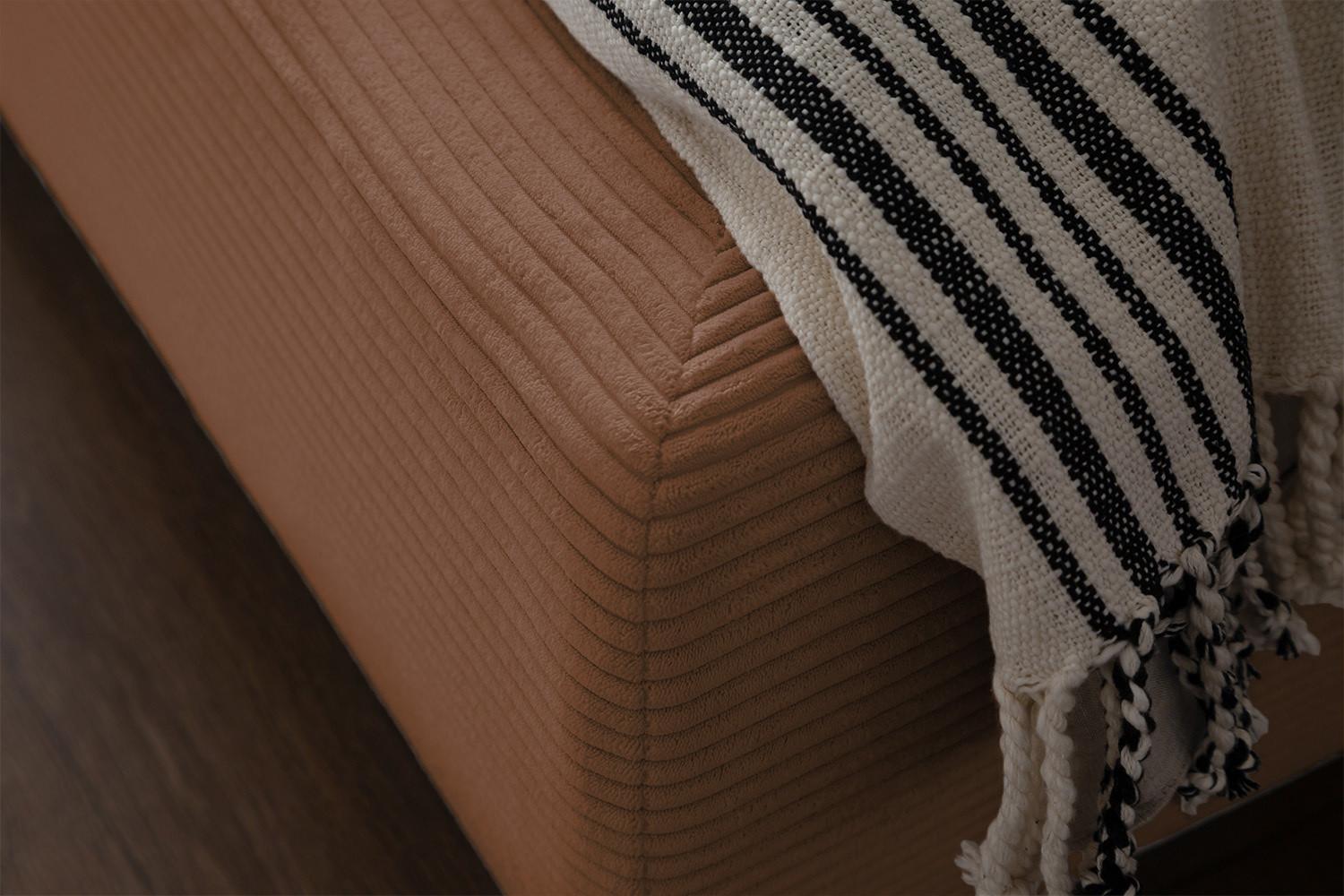 wohnli-moebel-suche-800000681794-1 POLSTERBETT HENRY Braun Cord Textil KAWOLA Möbel > Betten > Polsterbetten Braun