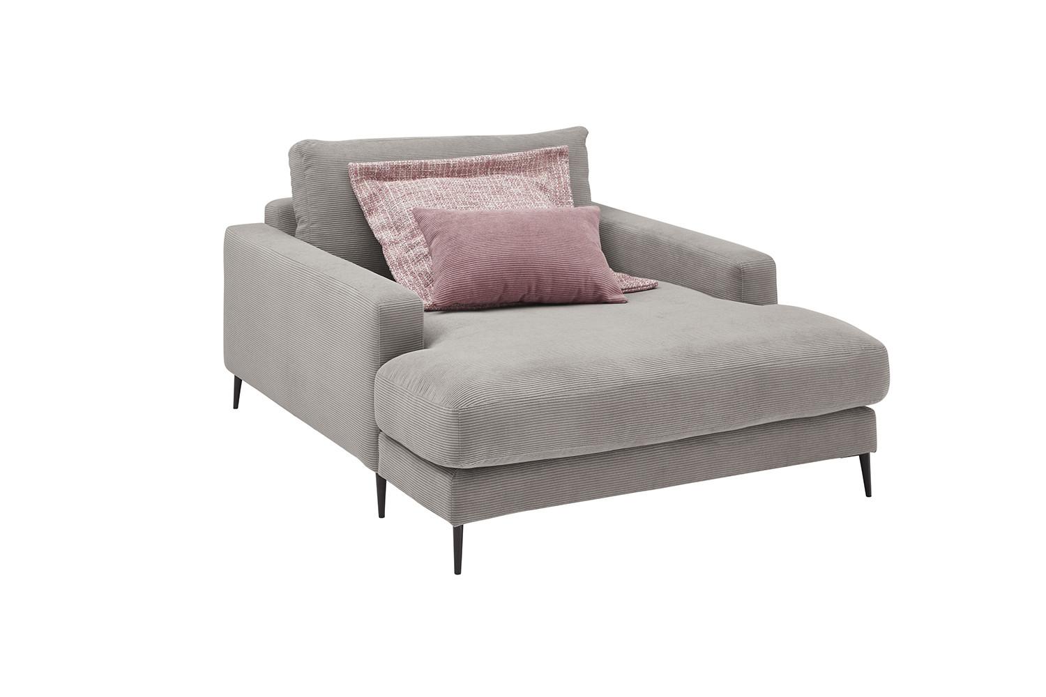 wohnli-moebel-suche-800000681971 Wohnli Möbelsuche - LONGSEAT CARA Grau Cord