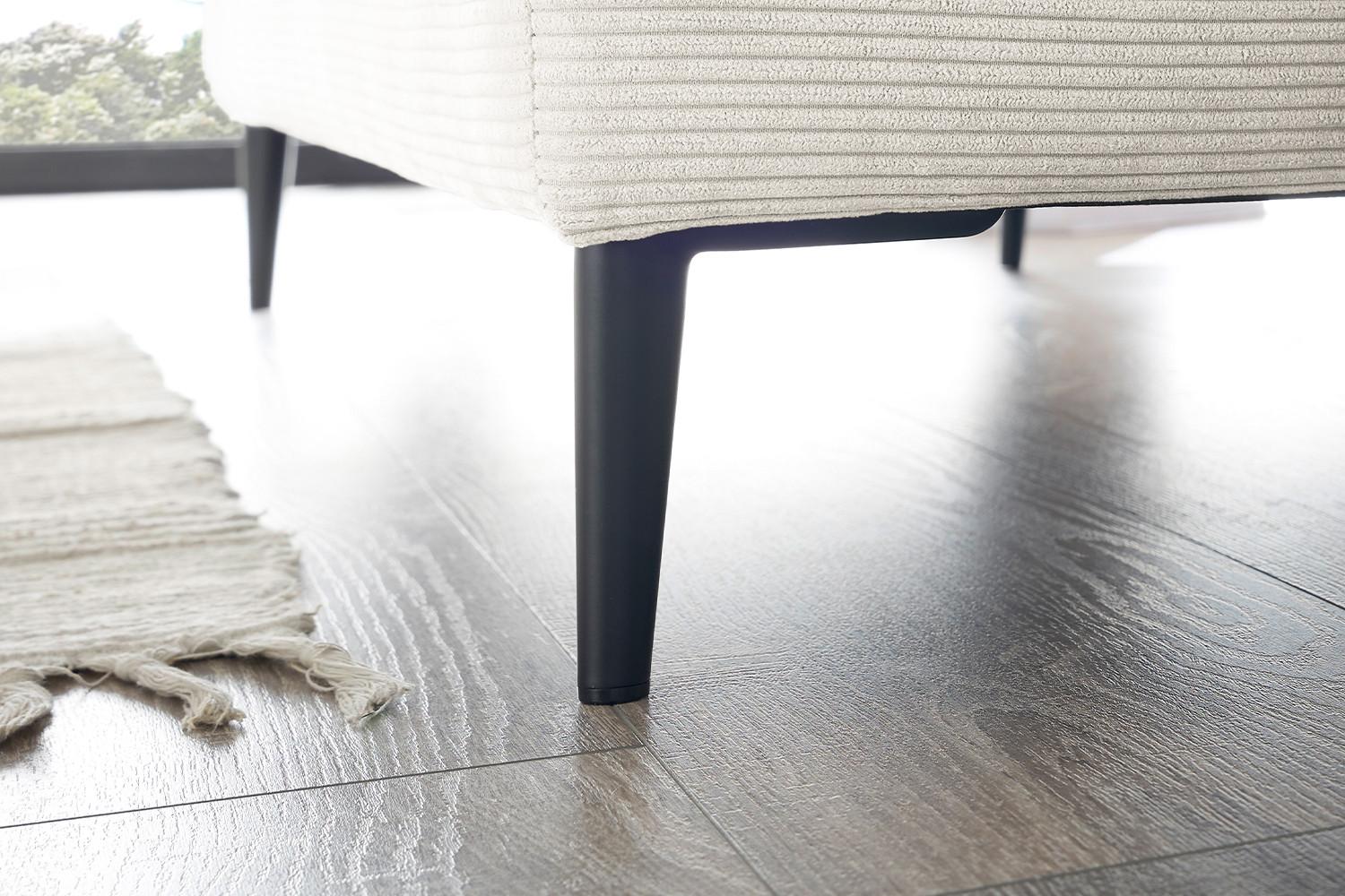 wohnli-moebel-suche-800000682025-1 LONGSEAT CARA Weiß Cord Textil KAWOLA Möbel > Sessel > Polstersessel Weiß