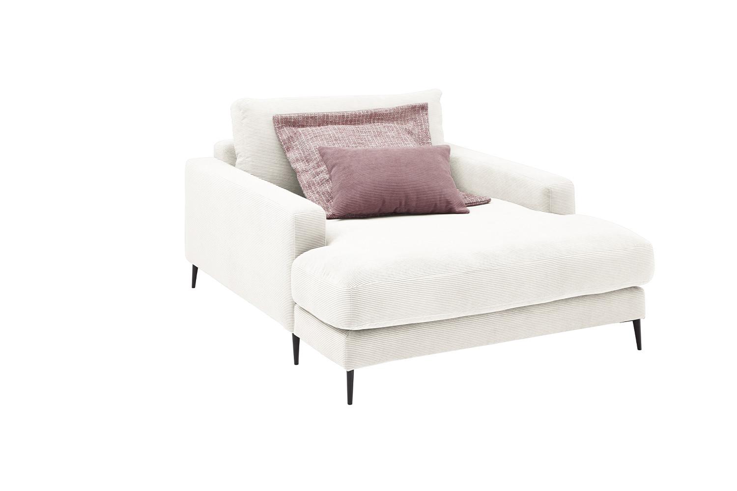 wohnli-moebel-suche-800000682025 Wohnli Möbelsuche - LONGSEAT CARA Weiß Cord