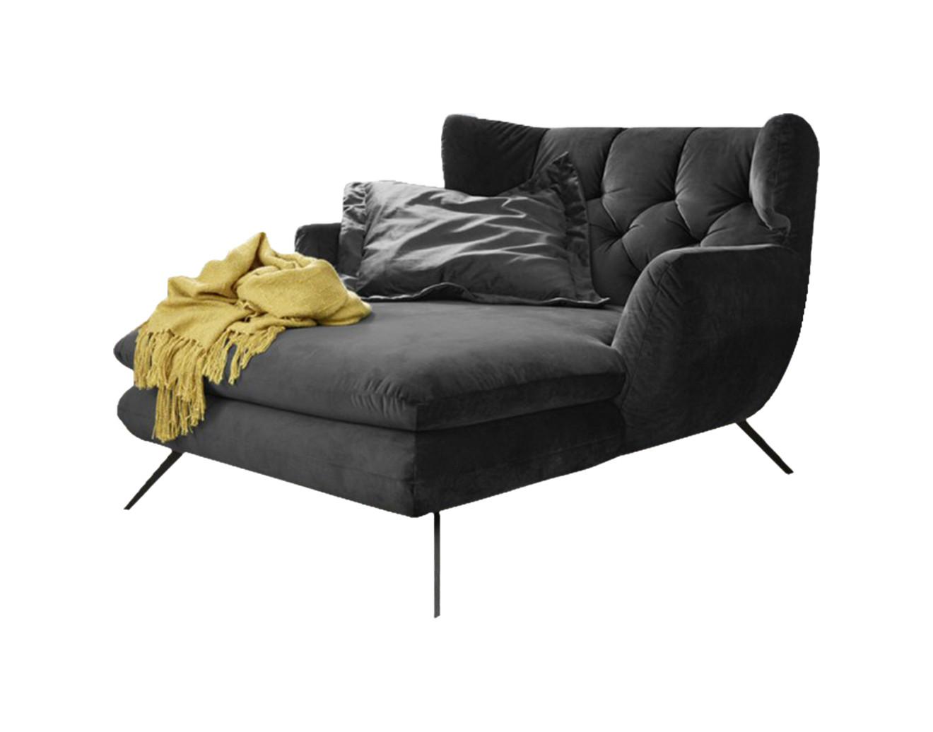 wohnli-moebel-suche-800000682054 Wohnli Möbelsuche - LONGSEAT CHAMRE Schwarz Velvet