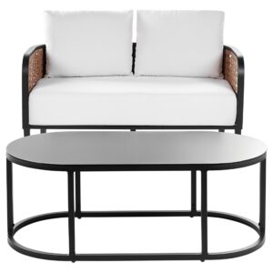 wohnli-moebel-suche-800000682576 Wohnli Möbelsuche - GARTENSOFA 2-Sitzer Aluminium weiß Montefalco
