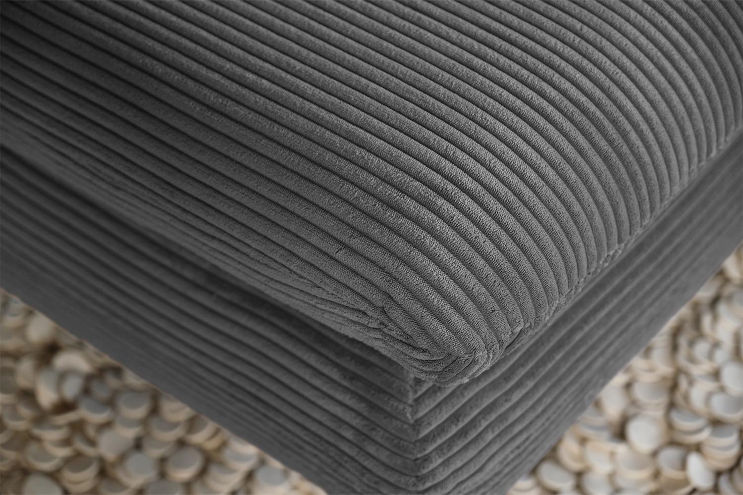 wohnli-moebel-suche-800000683867-1 LONGSEAT CHAMRE Granit Cord Textil KAWOLA Möbel > Sessel > Polstersessel Grau