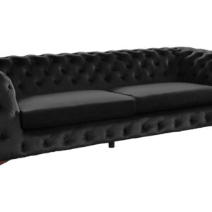 Wohnli Möbelsuche - SOFA NARLA Schwarz Velvet