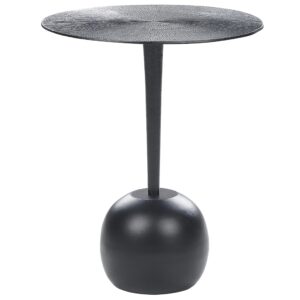 Wohnli Möbelsuche - BEISTELLTISCH Aluminium schwarz rund 40 cm Eucla