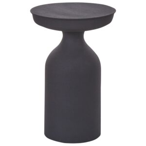 Wohnli Möbelsuche - BEISTELLTISCH Metall schwarz rund 33 cm Tenjo