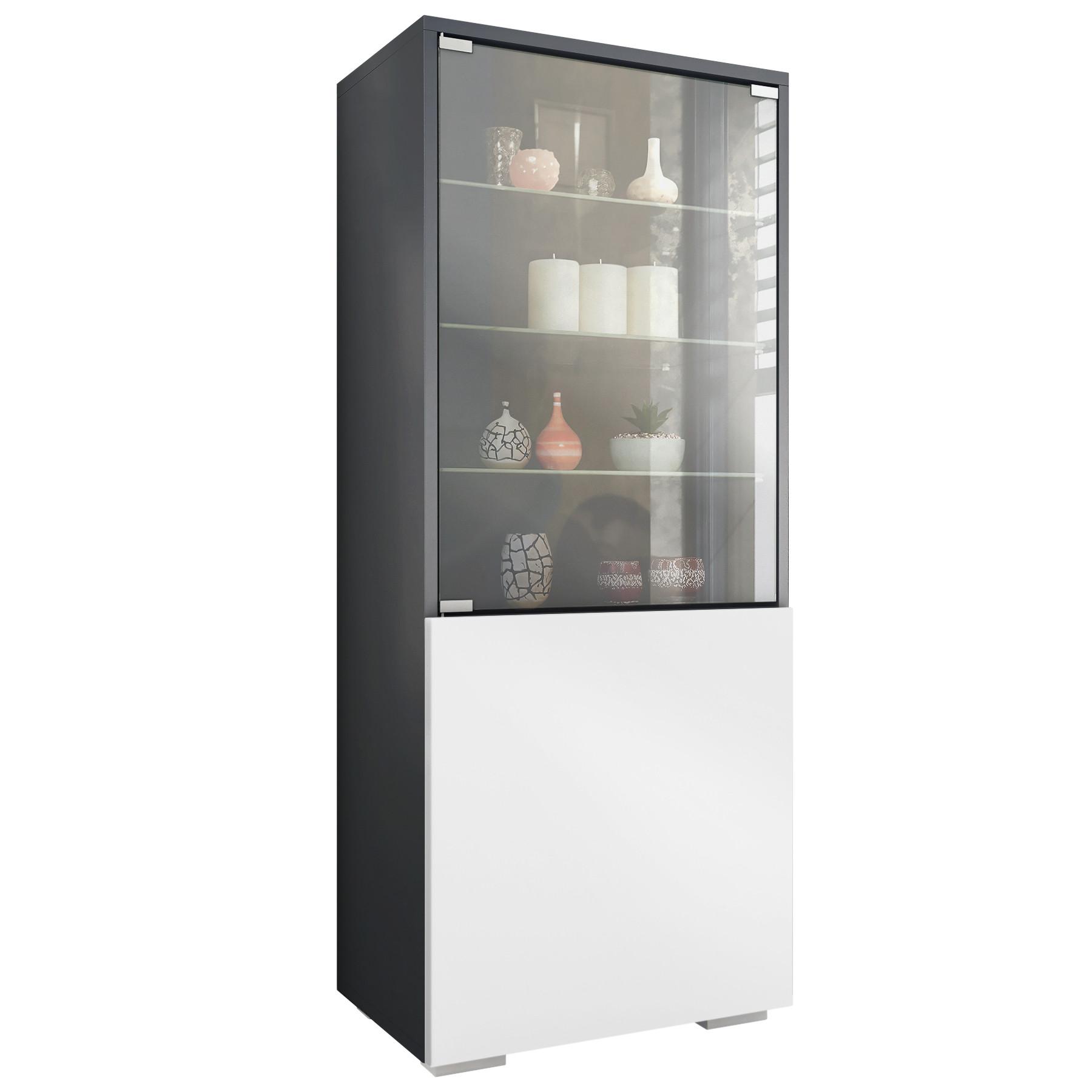 Wohnli Möbelsuche - VITRINE Granada Weiß matt