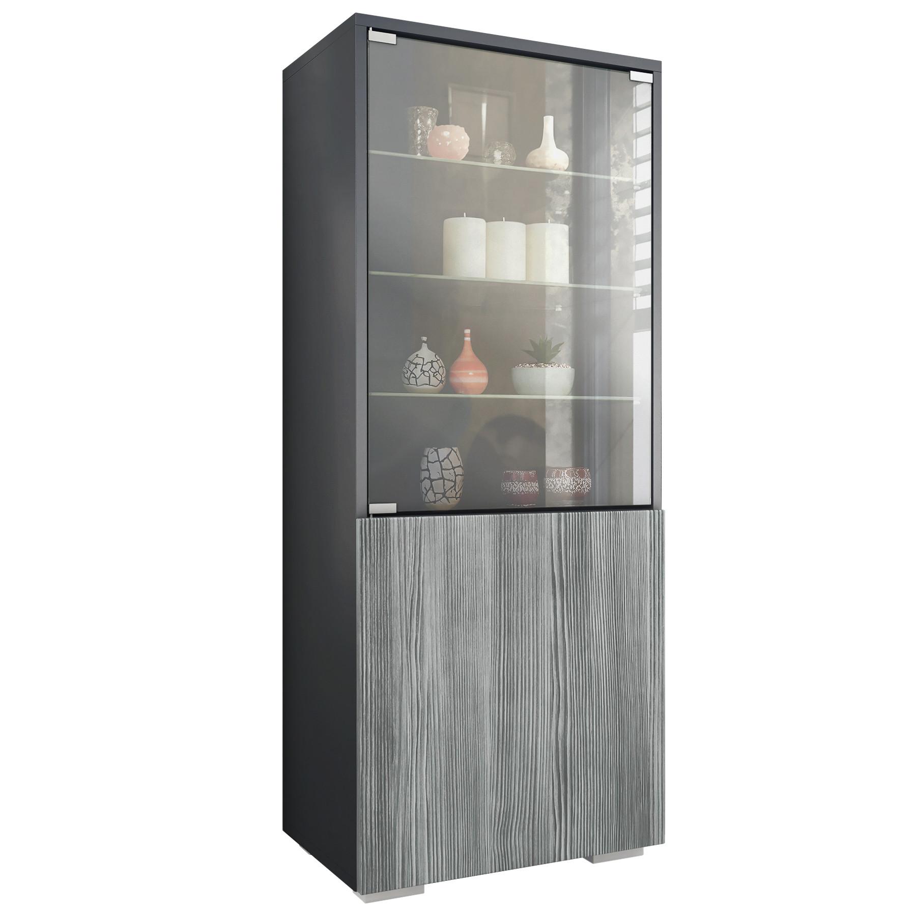 Wohnli Möbelsuche - VITRINE Granada Avola-Anthrazit