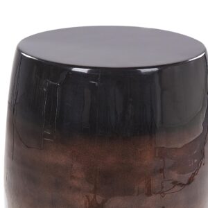 wohnli-moebel-suche-800000686898-1 BEISTELLTISCH Metall goldbraun/schwarz rund 26 cm Fraguita Metall Beliani Möbel > Tische > Beistelltische Braun