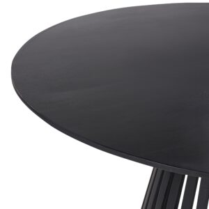 wohnli-moebel-suche-800000686932-1 ESSTISCH Akazienholz schwarz 120 cm Mesilla Holz Beliani Möbel > Tische > Esstische Schwarz