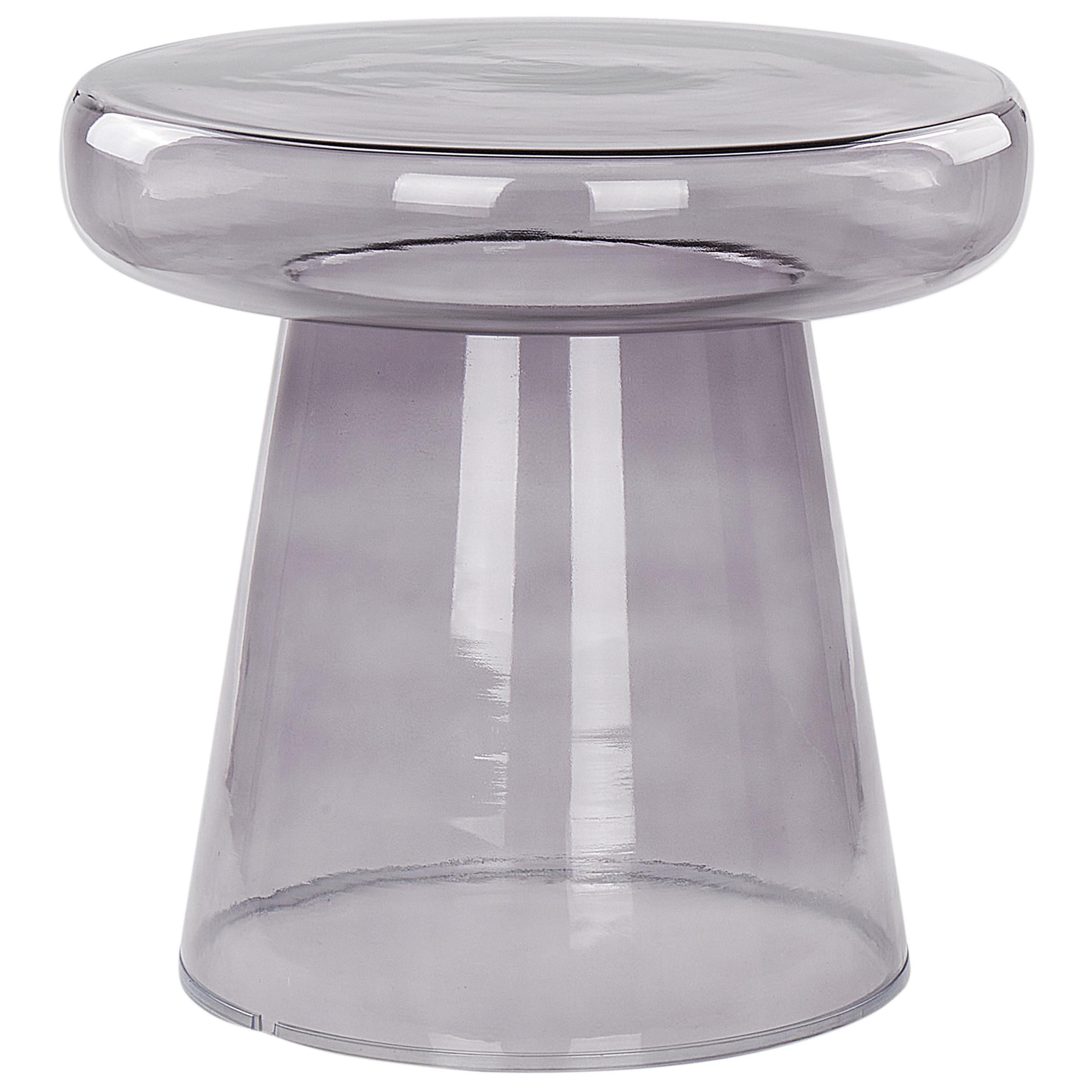 wohnli-moebel-suche-800000686935 Wohnli Möbelsuche - BEISTELLTISCH Rauchglas grau rund 39 cm Caldera