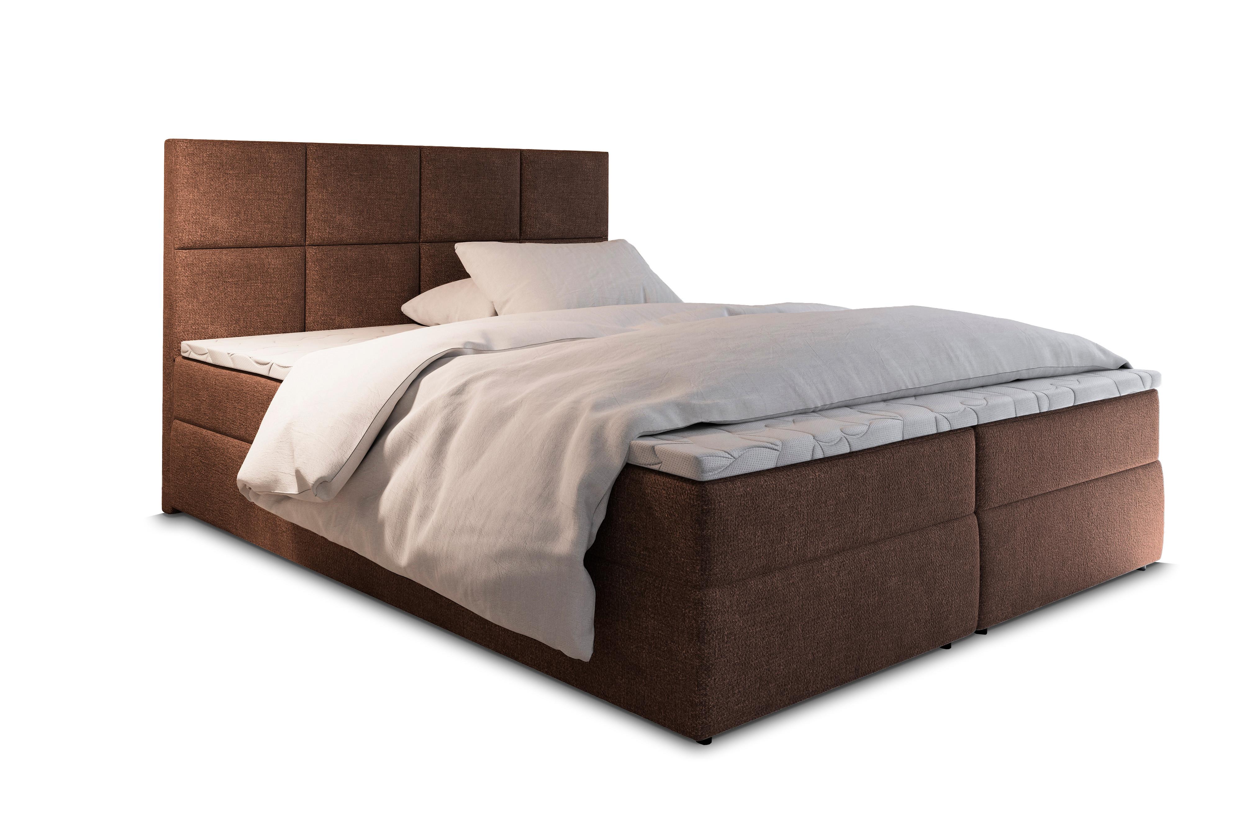 wohnli-moebel-suche-800000687724 Wohnli Möbelsuche - BOXBETT LENA 140x200 cm mit Matratze und Topper - Braun