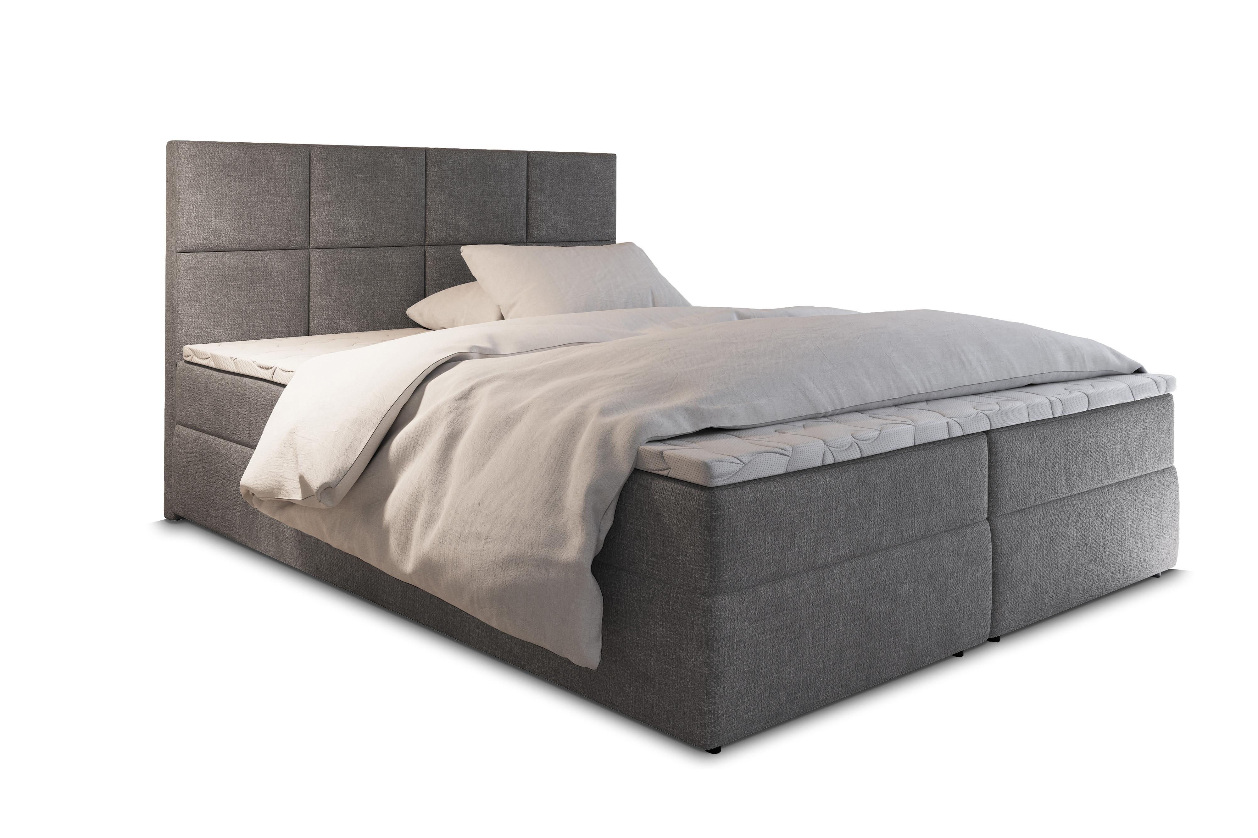 wohnli-moebel-suche-800000687740 Wohnli Möbelsuche - BOXBETT LENA 180x200 cm mit Matratze und Topper - Grau