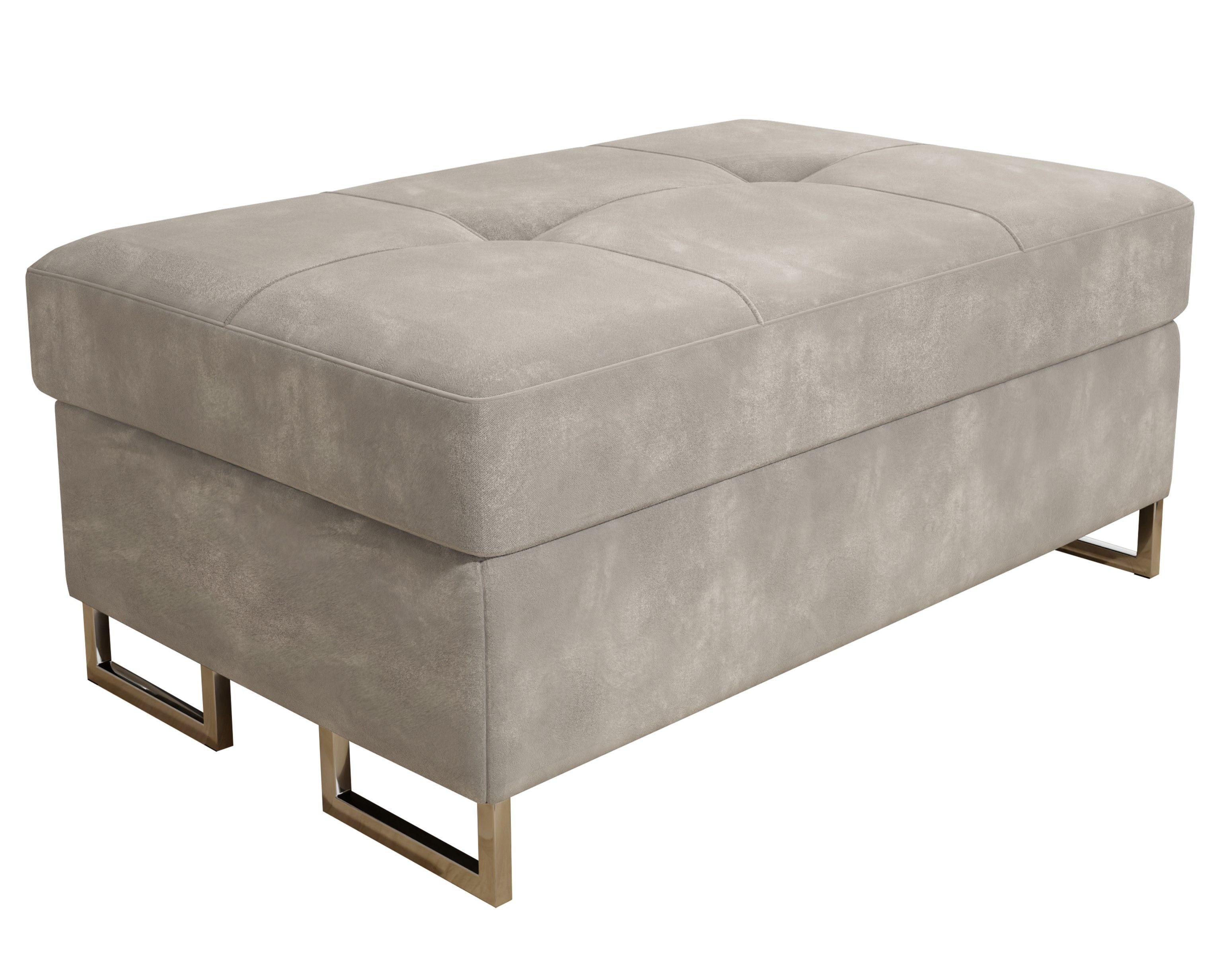 wohnli-moebel-suche-800000687800 Wohnli Möbelsuche - POLSTERHOCKER BARLET Creme 100x60 cm