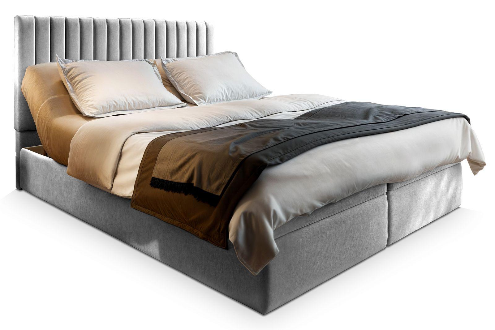 wohnli-moebel-suche-800000688052 Wohnli Möbelsuche - BOXBETT MURLO 140x200 cm mit Matratze und Topper - Hellgrau
