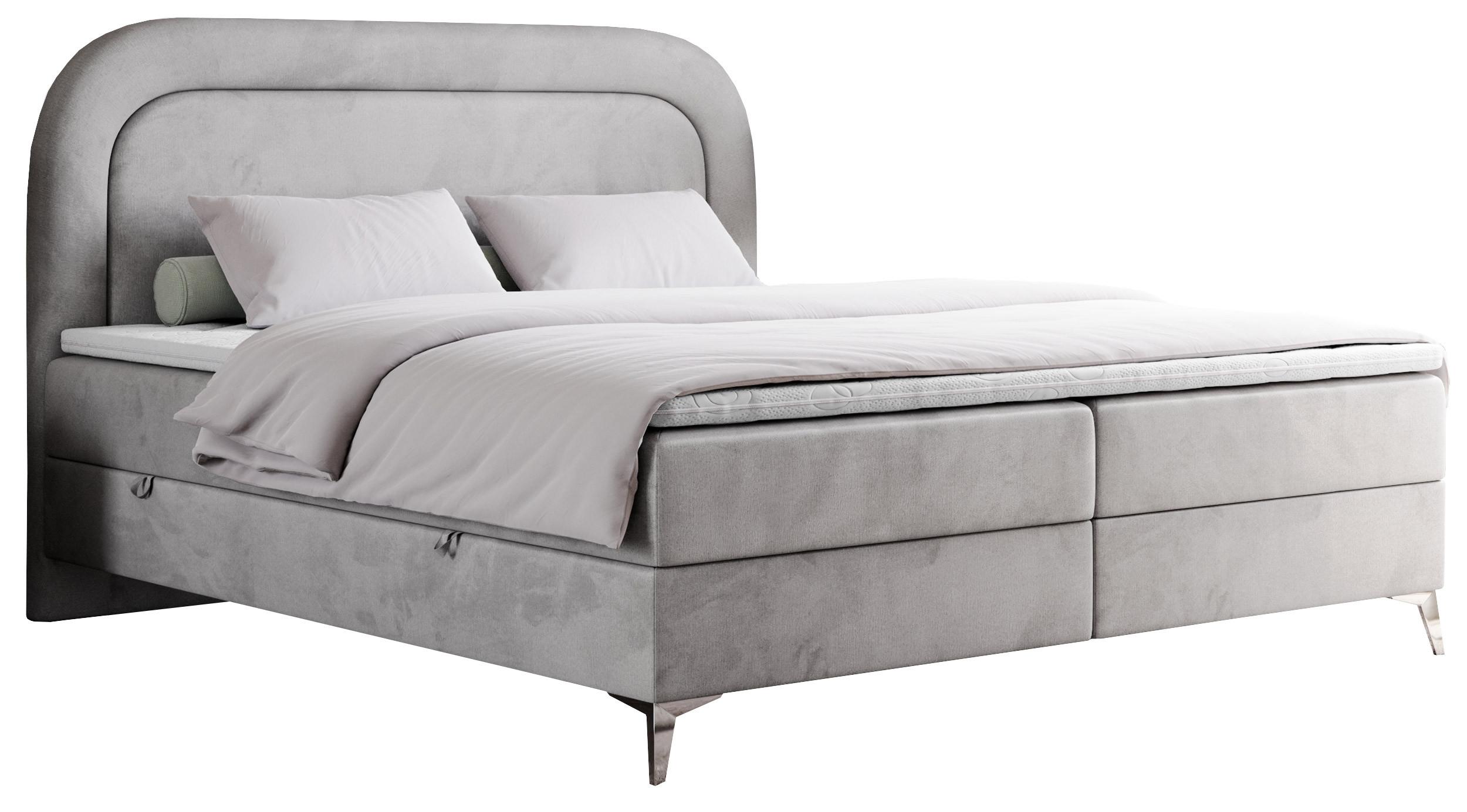 wohnli-moebel-suche-800000689704 Wohnli Möbelsuche - BOXBETT EIRA 120/200 Hellgrau Velvet - H4