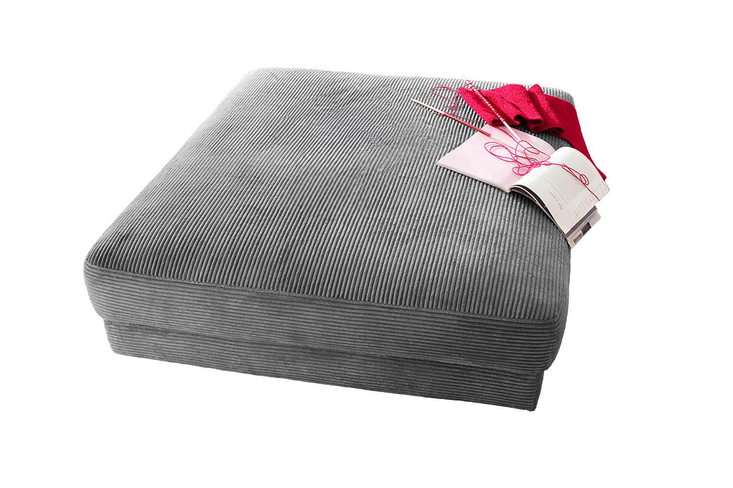 wohnli-moebel-suche-800000690107 Wohnli Möbelsuche - BIG HOCKER MADELINE Grau Cord