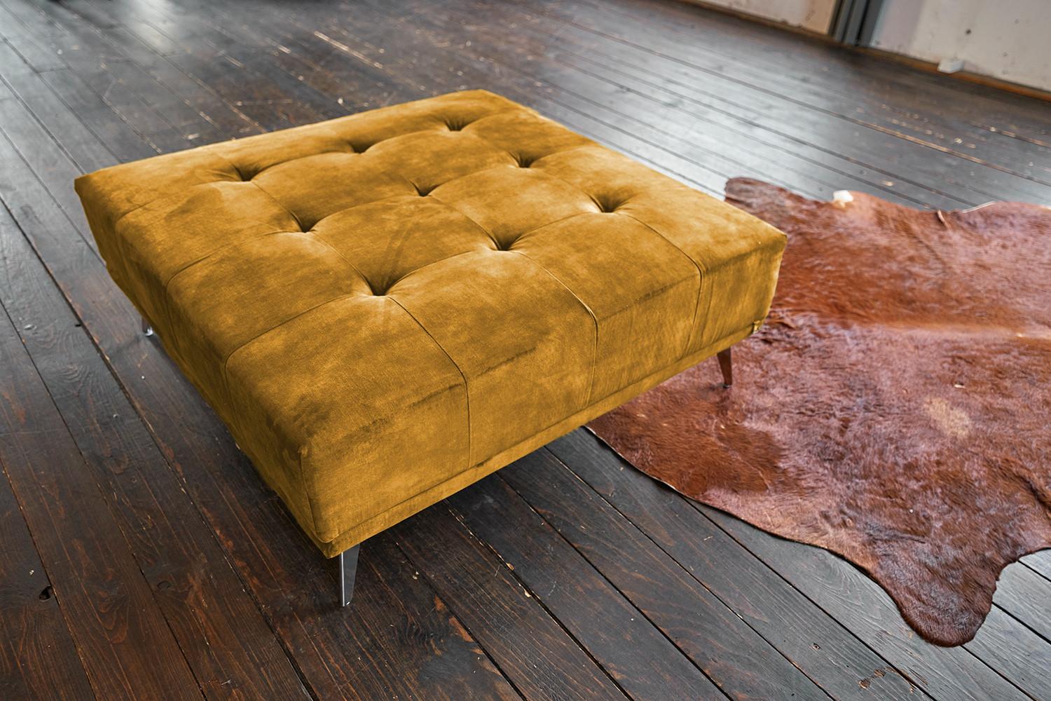 wohnli-moebel-suche-800000690184-1 HOCKER WIOLO Braun Velvet Textil KAWOLA Möbel > Sessel > Hocker Braun