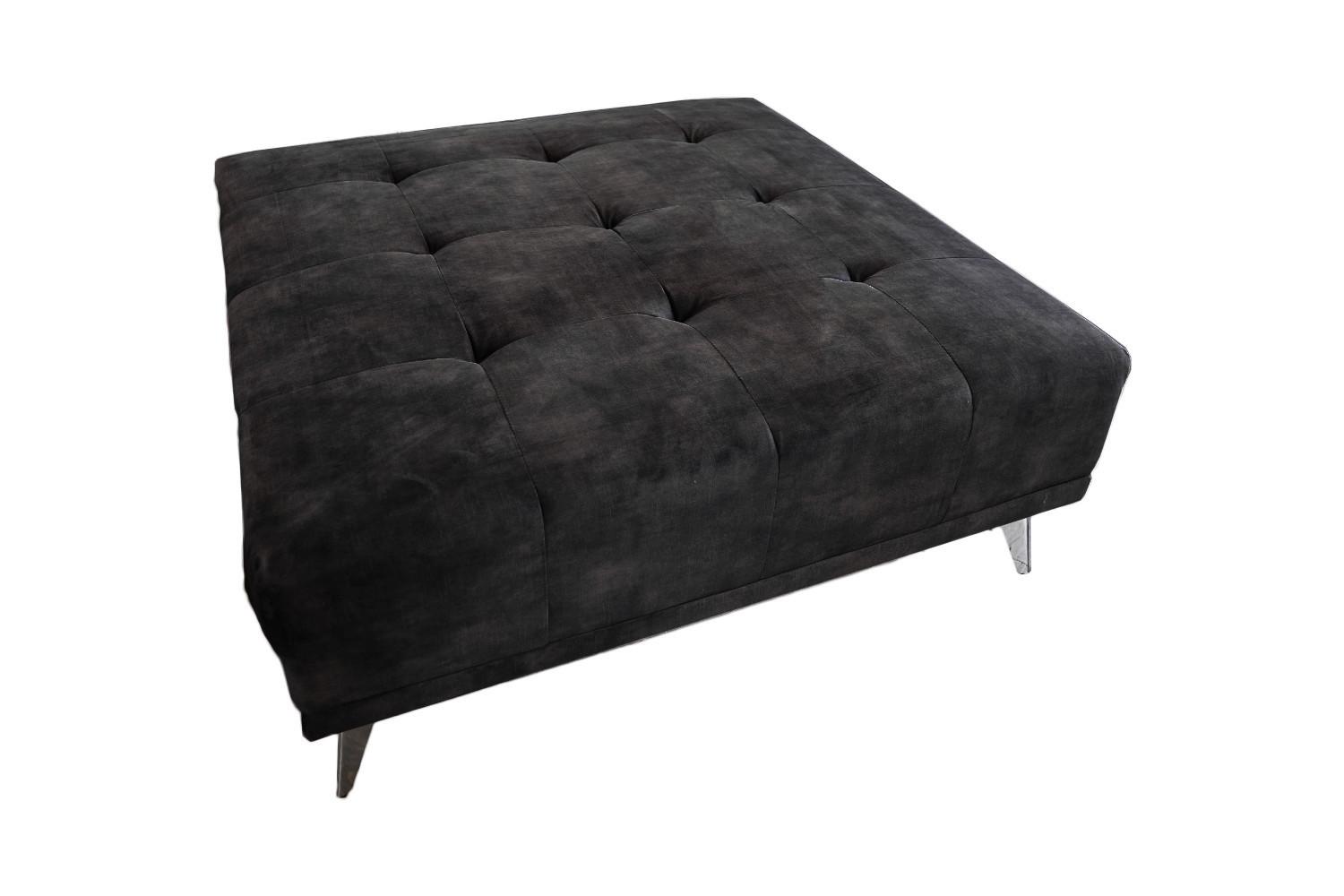 Wohnli Möbelsuche - HOCKER WIOLO Anthrazit Velvet