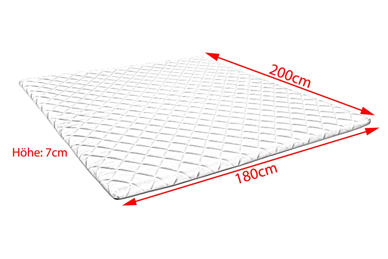 TOPPER SENCE-ICE GEL SCHAUM SOLO Weiß Textil KAWOLA Möbel > Matratzen > Topper Weiß
