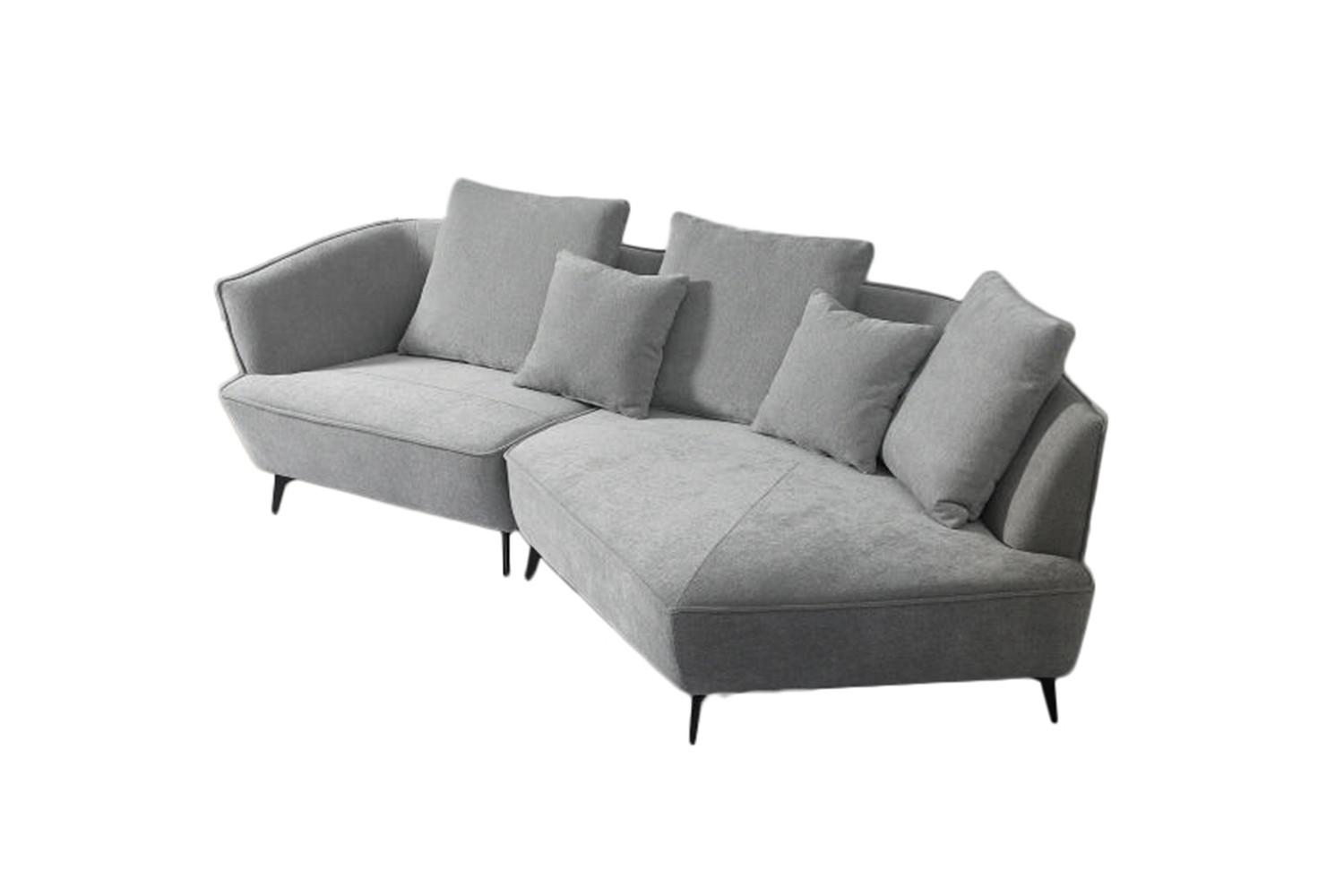 wohnli-moebel-suche-800000690422 Wohnli Möbelsuche - DESIGNSOFA GARBO Grau Webstoff