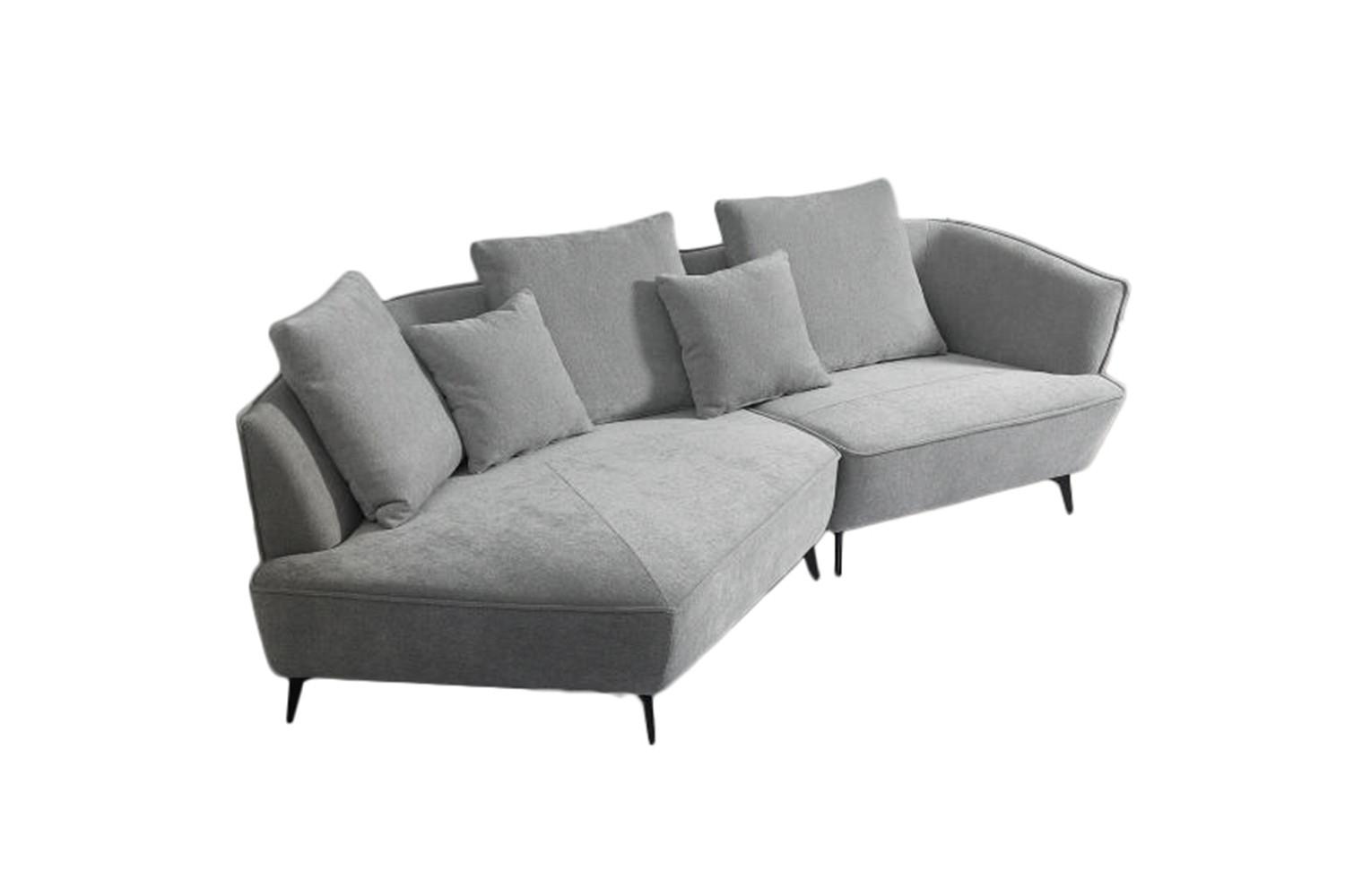 wohnli-moebel-suche-800000690450 Wohnli Möbelsuche - DESIGNSOFA GARBO Grau Webstoff