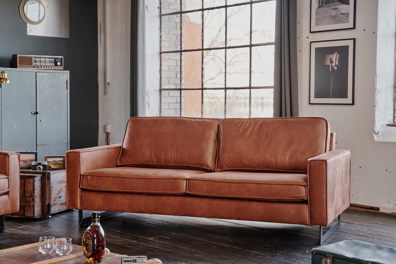 wohnli-moebel-suche-800000690556-1 SITZGRUPPE VILNIUS 2ER SET Braun Kunstleder Textil KAWOLA Möbel > Bänke > Sitzbänke Braun