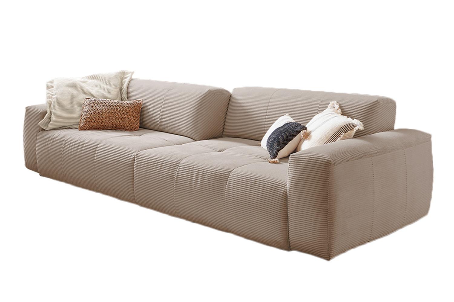 wohnli-moebel-suche-800000690561 Wohnli Möbelsuche - SOFA MIT SITZTIEFENVERSTELLUNG PALACE Taupe Cord Relaxfunktion