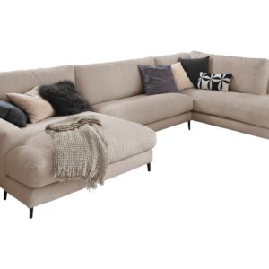 Wohnli Möbelsuche - WOHNLANDSCHAFT CARA Taupe Cord