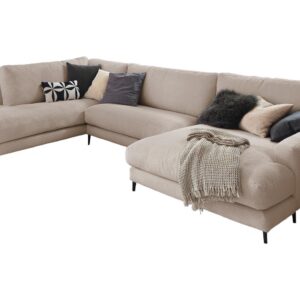 Wohnli Möbelsuche - WOHNLANDSCHAFT CARA Taupe Cord