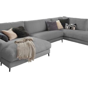 Wohnli Möbelsuche - WOHNLANDSCHAFT CARA Grau Cord