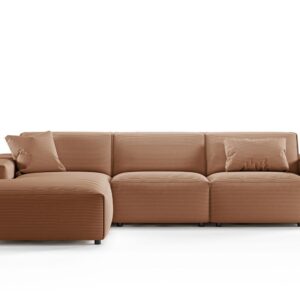 Wohnli Möbelsuche - ECKSOFA RANI Braun Cord